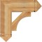 Ekena Millwork Westlake Arts & Crafts Rough Sawn Bracket, Western Red Cedar, 6"W x 22"D x 22"H BKT06X22X22WTL03RWR - alternate 3